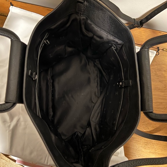 Halston Heritage Black Leather Bag - Picture 4 of 4